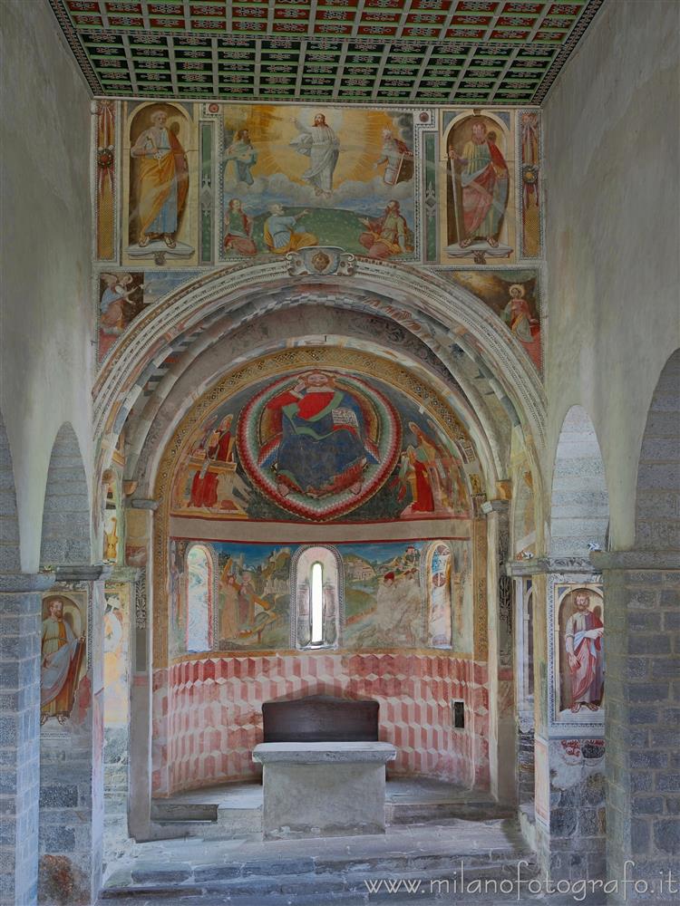 Biasca (Ticino, Switzerland) - Aps of the Church of San Pietro